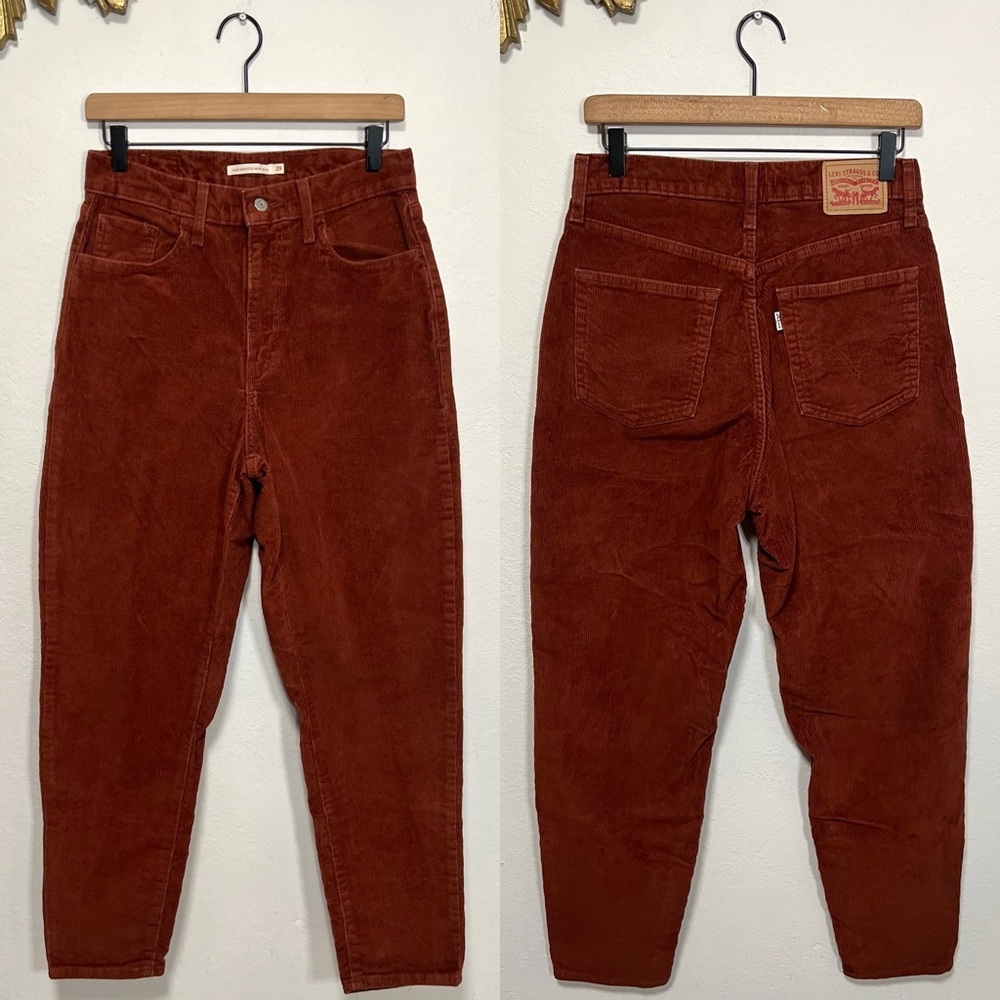Levi’s High Waisted Corduroy Mom Jeans